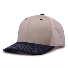 The Game GB452E Everyday Trucker Cap - Khaki Navy Stone - Khaki Gray / 6 7/8’’ - 7 5/8’’