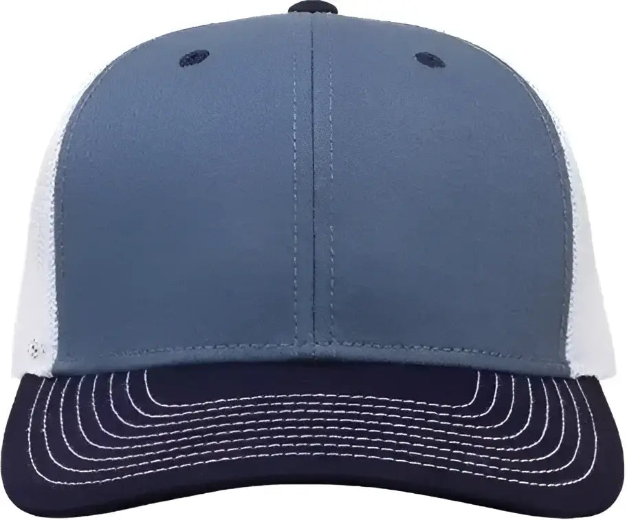The Game GB452E Everyday Trucker Cap - Marine Blue/ Navy/ White - Marine Blue/ Navy/ White / 6 7/8’’ - 7 5/8’’