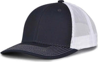 The Game GB452E Everyday Trucker Cap - Navy White - Navy White / 6 7/8’’ - 7 5/8’’