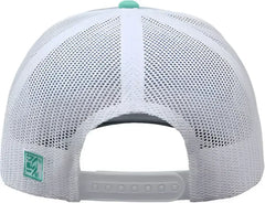 The Game GB452E Everyday Trucker Cap - Oasis Green/ White - Oasis Green/ White / 6 7/8’’ - 7 5/8’’