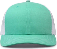 The Game GB452E Everyday Trucker Cap - Oasis White - Mint White / 6 7/8’’ - 7 5/8’’