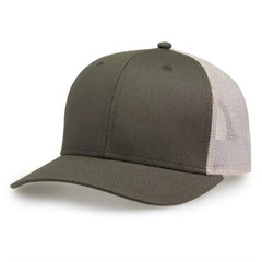 The Game GB452E Everyday Trucker Cap - Olive White - Olive White / 6 7/8’’ - 7 5/8’’