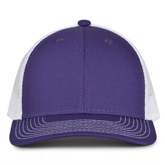 The Game GB452E Everyday Trucker Cap - Purple White - Purple White / 6 7/8’’ - 7 5/8’’