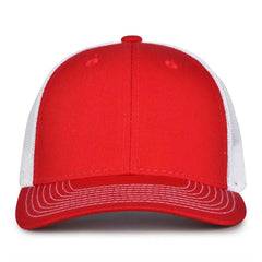 The Game GB452E Everyday Trucker Cap - Red White - Red White / 6 7/8’’ - 7 5/8’’