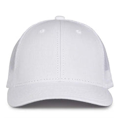 The Game GB452E Everyday Trucker Cap - White - White / 6 7/8’’ - 7 5/8’’