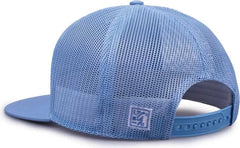 The Game GB452F Five Panel Everyday Trucker Cap - Columbia Blue - Columbia Blue / OSFM
