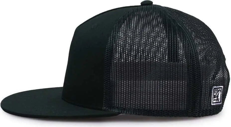 The Game GB452F Five Panel Everyday Trucker Cap - Dark Green - Forest / OSFM