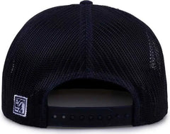 The Game GB452F Five Panel Everyday Trucker Cap - Navy - Navy / OSFM