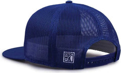 The Game GB452F Five Panel Everyday Trucker Cap - Royal - Royal / OSFM