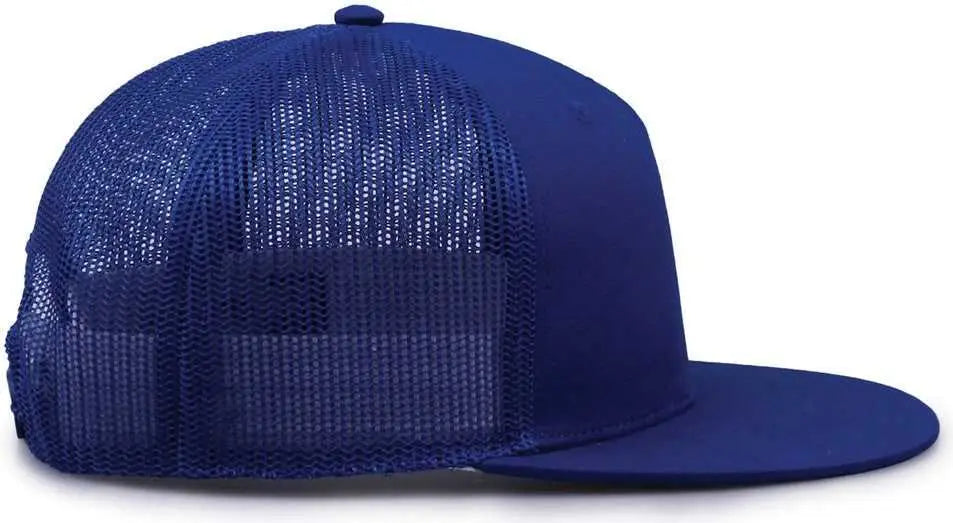The Game GB452F Five Panel Everyday Trucker Cap - Royal - Royal / OSFM
