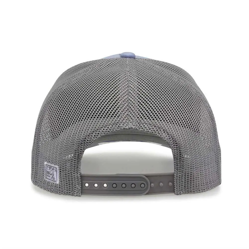 The Game GB452H Heather Everyday Trucker Cap - Light Blue - Columbia Blue / One Size Fits Most