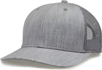 The Game GB452H Heather Everyday Trucker Cap - Light Gray - Light Gray / One Size Fits Most