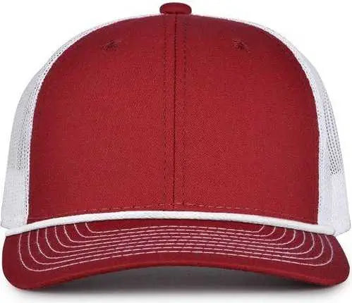 The Game GB452R Rope Everyday Trucker Cap - Cardinal White - Cardinal White / One Size Fits Most
