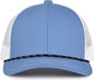 The Game GB452R Rope Everyday Trucker Cap - Columbia Blue White - Columbia Blue White / One Size Fits Most