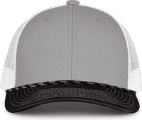 The Game GB452R Rope Everyday Trucker Cap - Gray Black - Gray Black / One Size Fits Most