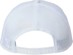 The Game GB452R Rope Everyday Trucker Cap - White - White / One Size Fits Most