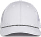 The Game GB452R Rope Everyday Trucker Cap - White - White / One Size Fits Most