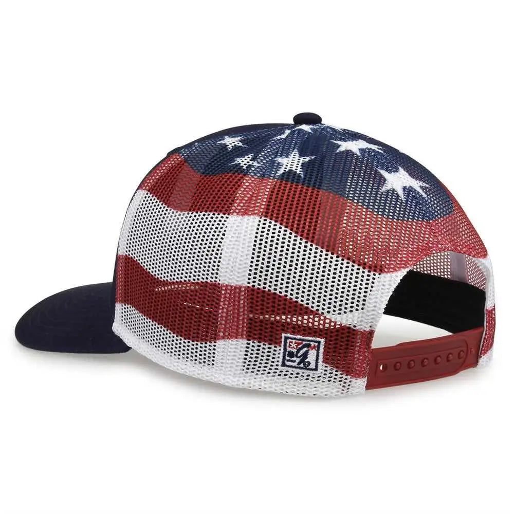 The Game GB452US USA Everyday Trucker Cap - Navy - Navy / One Size Fits Most