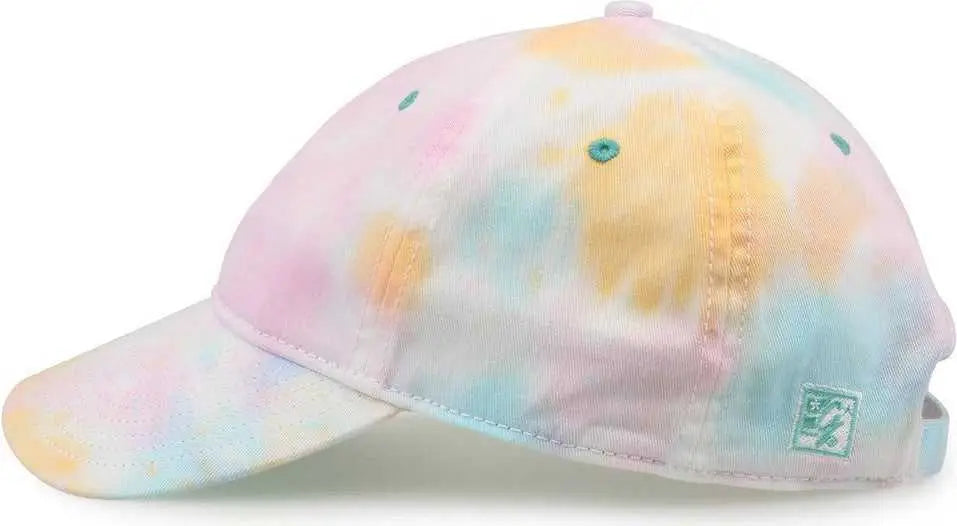The Game GB456 Tie Dye Cap - Sorbet Tie Dye - Coral / OSFM