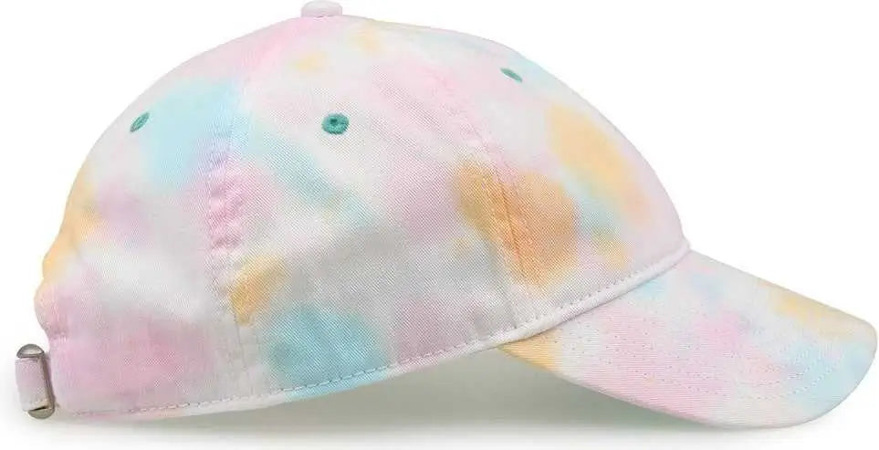 The Game GB456 Tie Dye Cap - Sorbet Tie Dye - Coral / OSFM