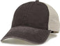 The Game GB460 Pigment Dyed Twill & Soft Trucker Cap - Black Sand - Black Sand / One Size Fits Most