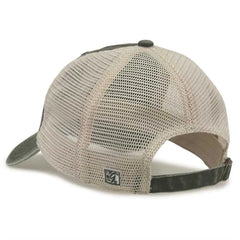 The Game GB460 Pigment Dyed Twill & Soft Trucker Cap - Light Olive Sand - Olive Sand / One Size Fits Most