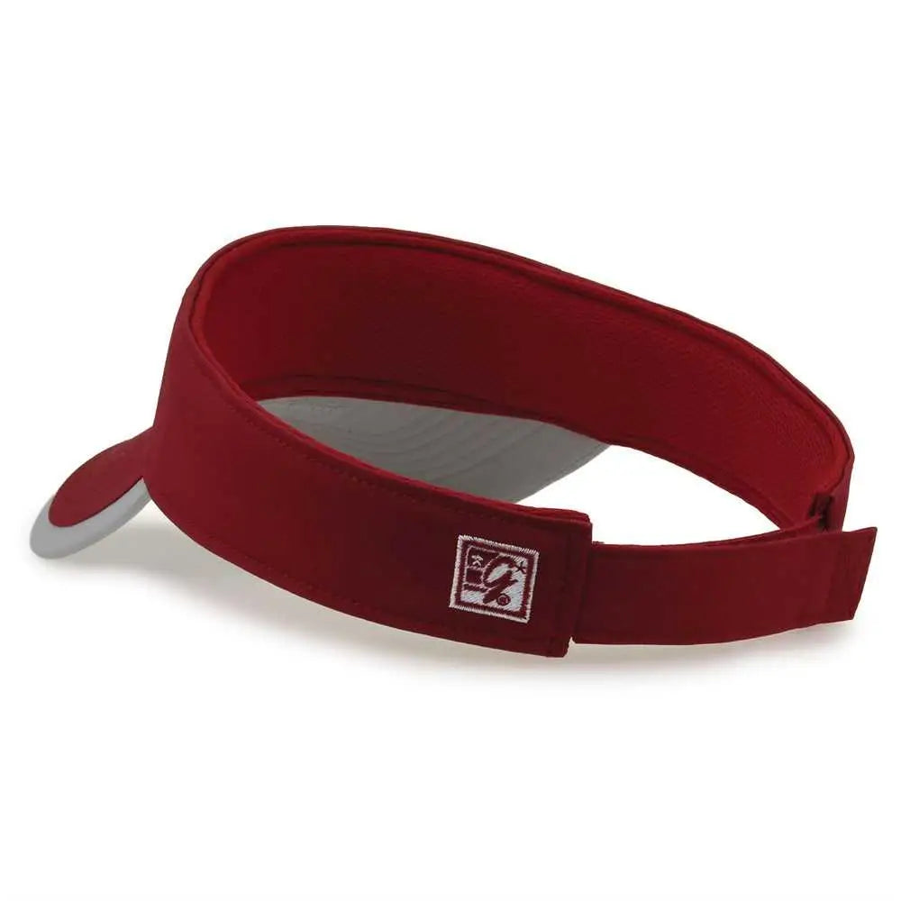 The Game GB463 Gamechanger Visor with Bill Tipping - Cardinal Gray - Cardinal Gray / One Size Fits Most
