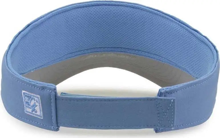 The Game GB463 Gamechanger Visor with Bill Tipping - Columbia Blue Gray - Columbia Blue Gray / One Size Fits Most