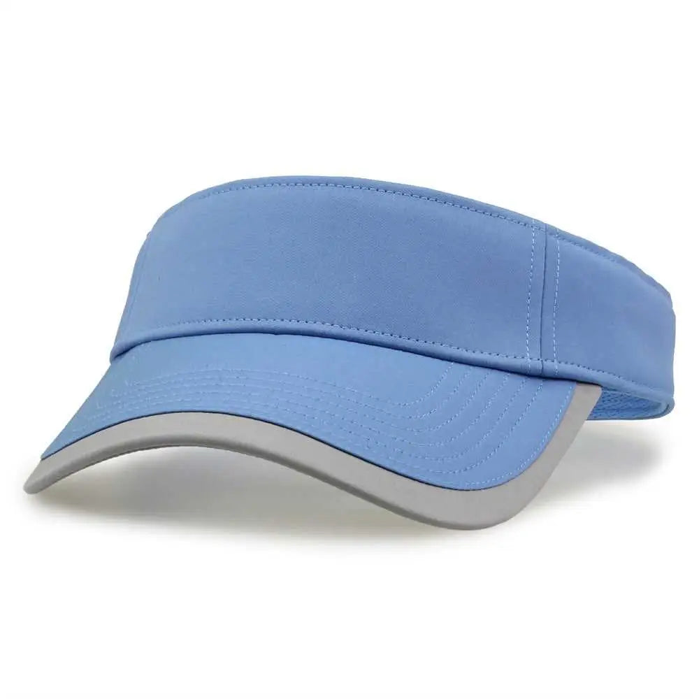 The Game GB463 Gamechanger Visor with Bill Tipping - Columbia Blue Gray - Columbia Blue Gray / One Size Fits Most