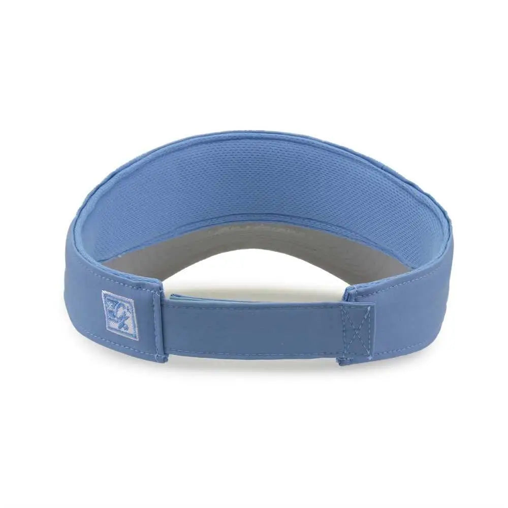 The Game GB463 Gamechanger Visor with Bill Tipping - Columbia Blue Gray - Columbia Blue Gray / One Size Fits Most