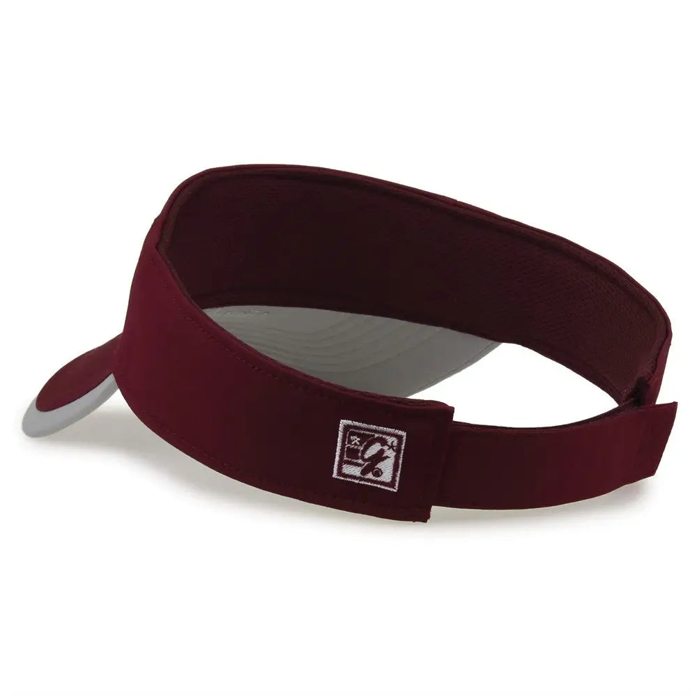 The Game GB463 Gamechanger Visor with Bill Tipping - Dark Green Gray - Forest Gray / One Size Fits Most