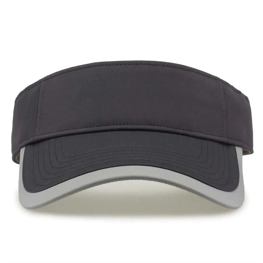The Game GB463 Gamechanger Visor with Bill Tipping - Graphite Gray - Dark Gray Gray / One Size Fits Most