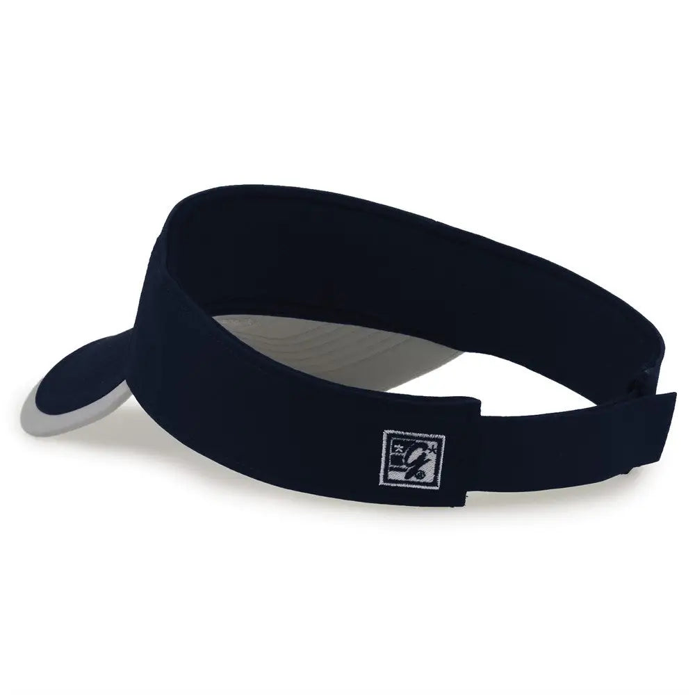 The Game GB463 Gamechanger Visor with Bill Tipping - Navy Gray - Navy Gray / One Size Fits Most