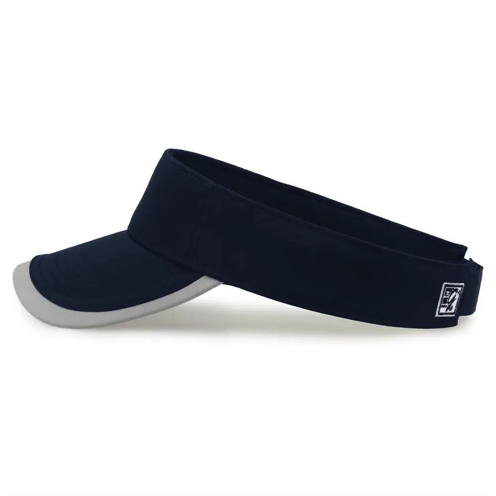 The Game GB463 Gamechanger Visor with Bill Tipping - Navy Gray - Navy Gray / One Size Fits Most
