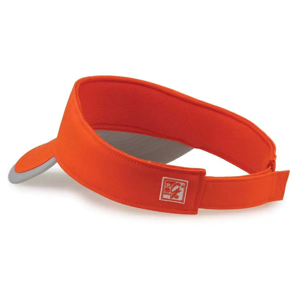 The Game GB463 Gamechanger Visor with Bill Tipping - Orange Gray - Orange Gray / One Size Fits Most