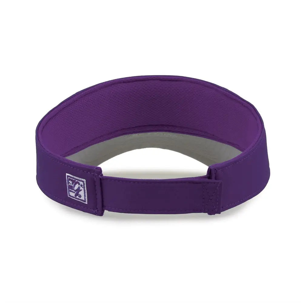 The Game GB463 Gamechanger Visor with Bill Tipping - Purple Gray - Purple Gray / One Size Fits Most