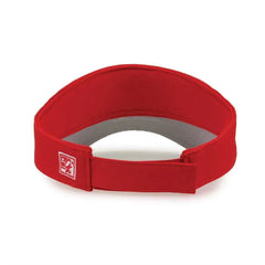 The Game GB463 Gamechanger Visor with Bill Tipping - Red Gray - Red Gray / One Size Fits Most