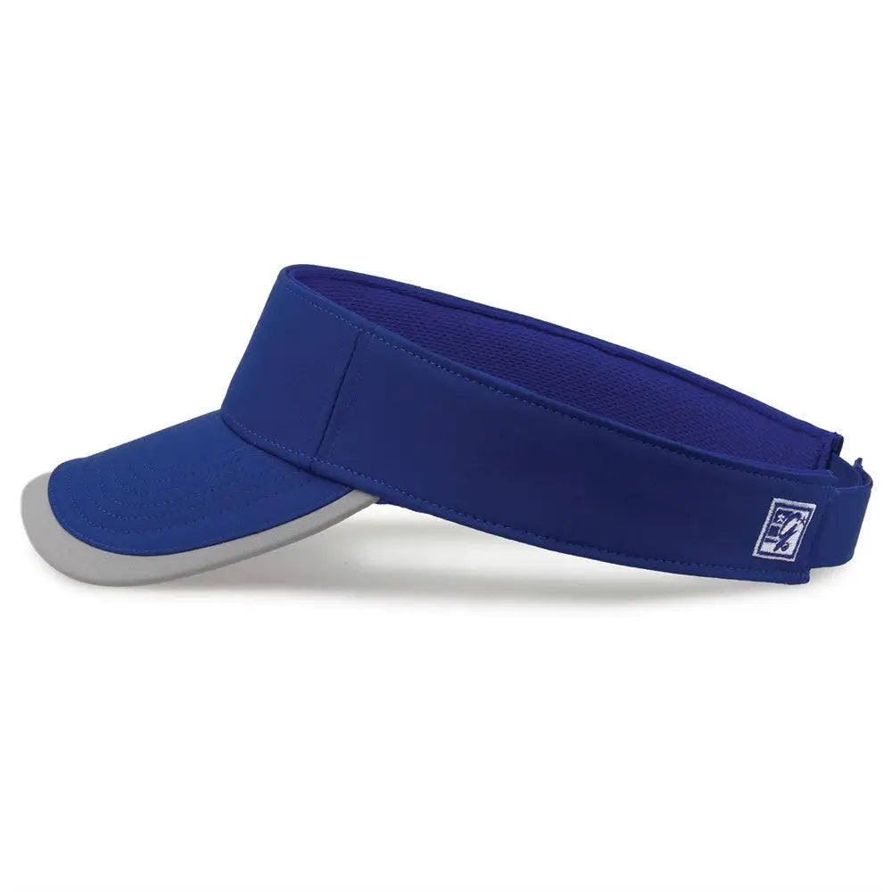 The Game GB463 Gamechanger Visor with Bill Tipping - Royal Gray - Royal Gray / One Size Fits Most
