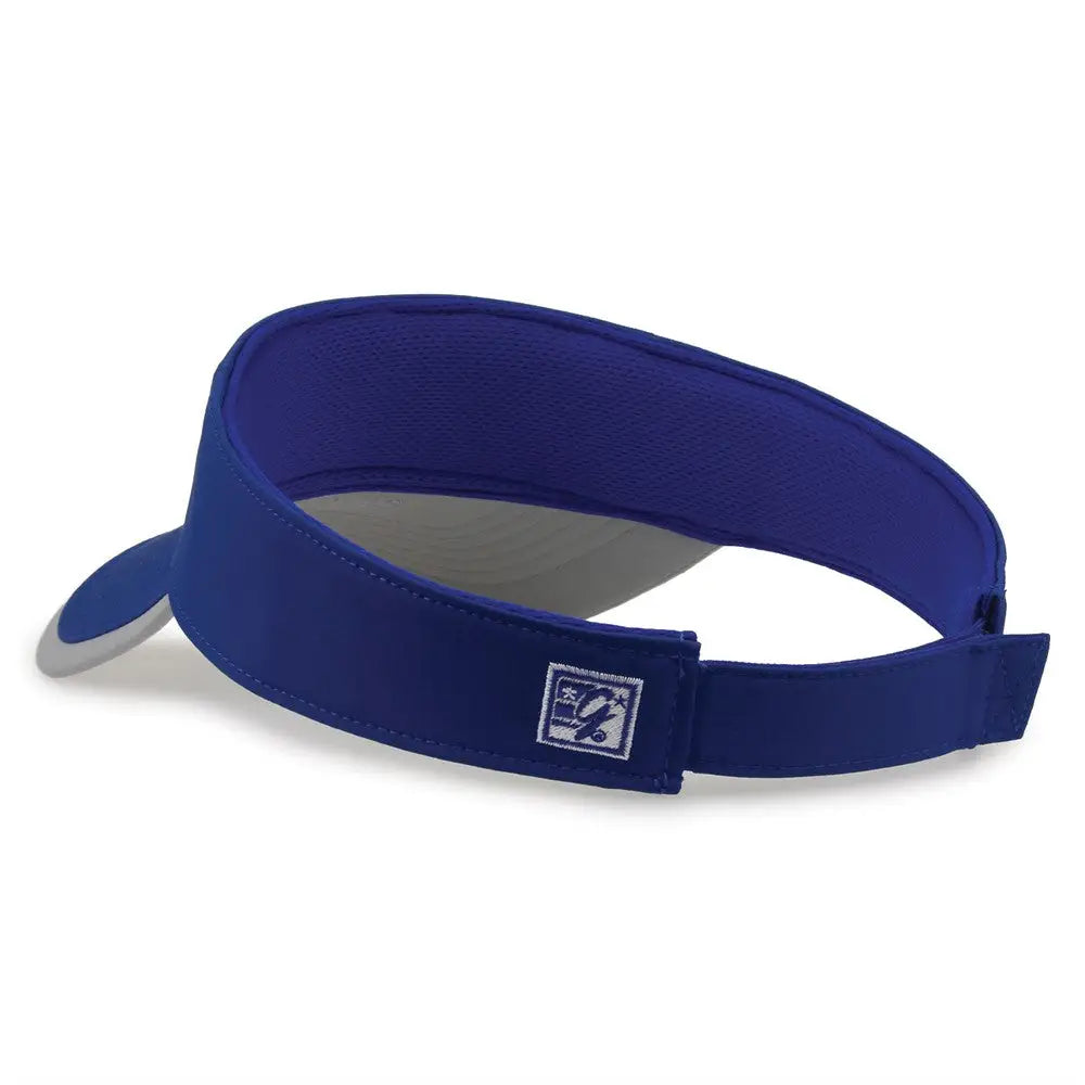 The Game GB463 Gamechanger Visor with Bill Tipping - Royal Gray - Royal Gray / One Size Fits Most