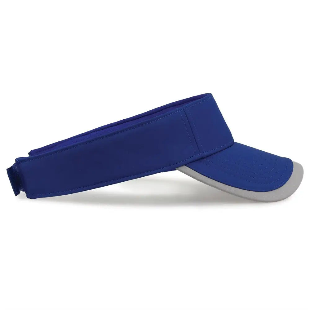 The Game GB463 Gamechanger Visor with Bill Tipping - Royal Gray - Royal Gray / One Size Fits Most