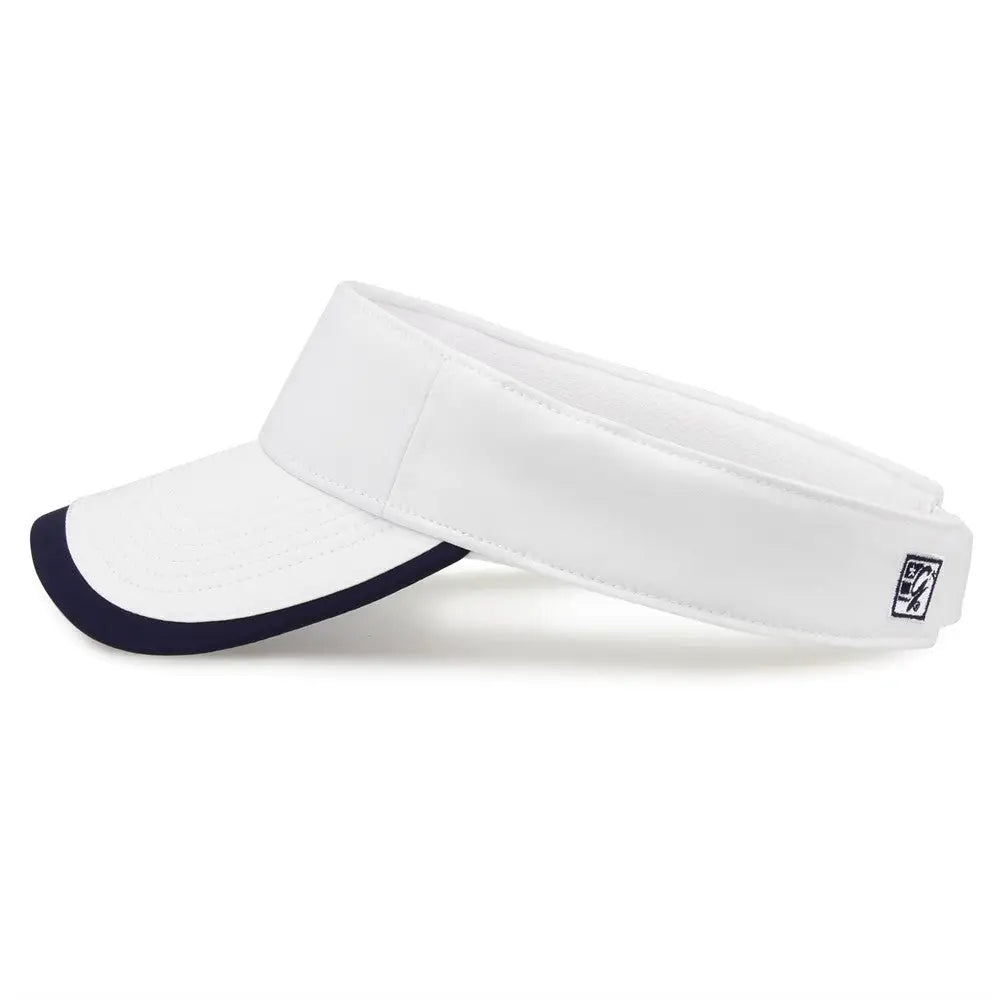 The Game GB463 Gamechanger Visor with Bill Tipping - White Navy - White Navy / One Size Fits Most