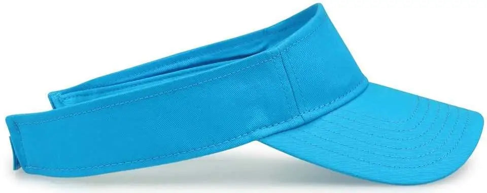 The Game GB464 Cotton Twill Visor - Blue Taffy - Columia Blue / One Size Fits Most
