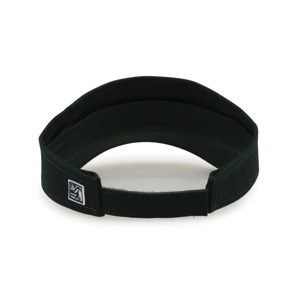 The Game GB464 Cotton Twill Visor - Dark Green - Forest / One Size Fits Most