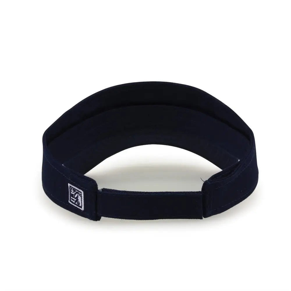 The Game GB464 Cotton Twill Visor - Navy - Navy / One Size Fits Most
