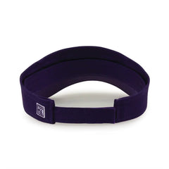 The Game GB464 Cotton Twill Visor - Purple - Purple / One Size Fits Most