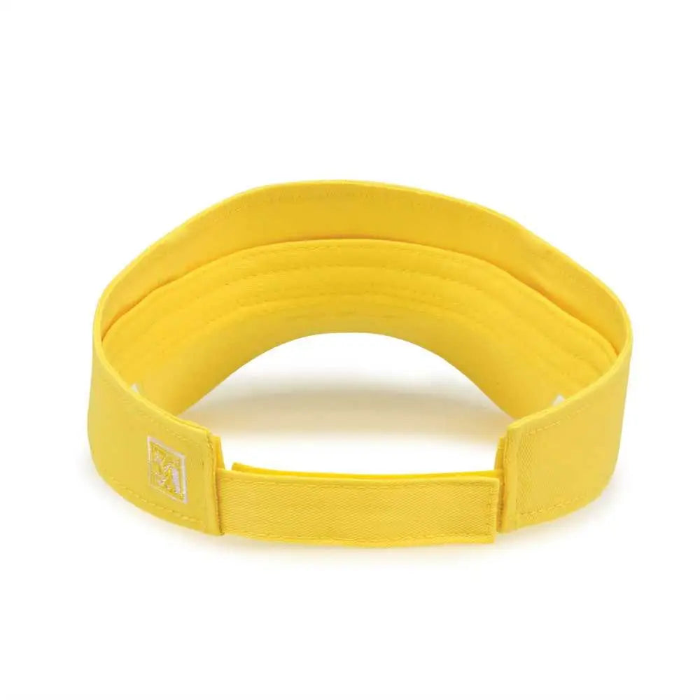 The Game GB464 Cotton Twill Visor - Yellow - Yellow / One Size Fits Most