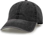 The Game GB465 Pigment Dyed Twill Cap - Black - Black / One Size Fits Most