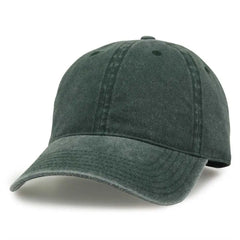 The Game GB465 Pigment Dyed Twill Cap - Bottle Green sand - Forest / One Size Fits Most