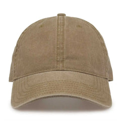 The Game GB465 Pigment Dyed Twill Cap - Kahki - Khaki / One Size Fits Most