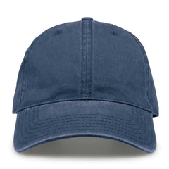 The Game GB465 Pigment Dyed Twill Cap - Navy - Navy / One Size Fits Most